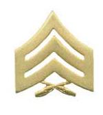 Marine Corps Sergeant (Metal Chevron) (Dress)