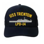 USS Trenton LPD-14 Cap (Dark Navy) (Direct Embroidered)