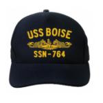 USS Boise SSN-764 Cap with Gold Emblem (Dark Navy) (Direct Embroidered)