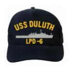 USS Duluth LPD-6 Cap (Dark Navy) (Direct Embroidered)