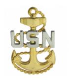 Navy Chief Petty Officer Cap Badge