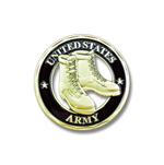 U.S. Army Boots Cutout Challenge Coin