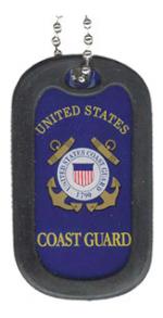 Coast Guard Dog Tags