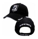 POW / MIA Cap w/ You Are Not Forgotten (Black)