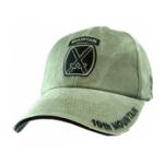 10th Mountain Division Extreme Embroidery Cap (Olive Drab)