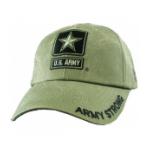 U.S. Army Star Logo Extreme Embroidery Cap (Olive Drab)