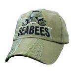 US Navy Seabees w/ Bulldozer Cap (OD Green)