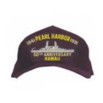 Pearl Harbor, Hawaii 1941 - 1991 50th Anniversary Cap with Boat