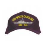 USS North Carolina BB-55 Cap (Dark Navy)