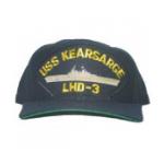 USS Kearsarge LHD-3 Cap (Dark Navy) (Direct Embroidered)