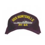 USS Huntsville PF-64 Cap (Dark Navy) (Direct Embroidered)