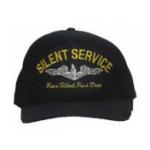 Silent Service Runs Silent Cap with Silver Emblem (Dark Navy)