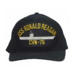 USS Ronald Reagan CVN-76 Cap (Dark Navy) (Direct Embroidered)