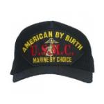 American By Birth Marine By Choice Cap (Black)