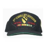 1st Cavalry Division Vietnam Veteran Cap with 3 Ribbons and Patch