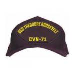 USS Theodore Roosevelt CVN-71 Cap (Dark Navy) (Direct Embroidered)