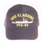 USS Klarkring FFG-42 Cap (Dark Navy) (Direct Embroidered)