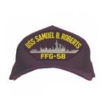 USS Samuel B. Roberts FFG-58 Cap (Dark Navy) (Direct Embroidered)