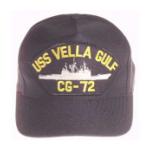 USS Vella Gulf CG-72 Cap (Dark Navy) (Direct Embroidered)