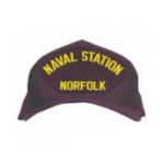 Naval Station Norfolk Cap (Dark Navy) (Direct Embroidered)