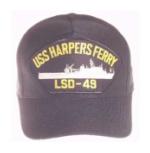USS Harpers Ferry LSD-49 Cap (Dark Navy) (Direct Embroidered)