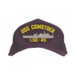 USS Comstock LSD-45 Cap (Dark Navy) (Direct Embroidered)