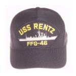 USS Rentz FFG-46 Cap (Dark Navy) (Direct Embroidered)