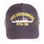 USS Underwood FFG-36 Cap (Dark Navy) (Direct Embroidered)