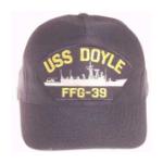 USS Doyle FFG-39 Cap (Dark Navy) (Direct Embroidered)