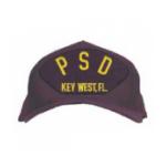 PSD - Key West, FL Cap (Dark Navy) (Direct Embroidered)