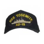 USS Yosemite AD-19 Cap (Dark navy) (Direct Embroidered)