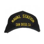 Naval Station - San Diego, CA Cap (Dark Navy) (Direct Embroidered)