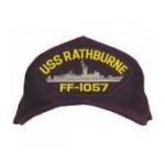 USS Rathburne FF-1057 Cap (Dark Navy) (Direct Embroidered)