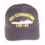 USS Germantown LSD-42 Cap (Dark Navy) (Direct Embroidered)