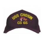 USS Chosin CG-65 Cap with Dragon (Dark Navy) (Direct Embroidered)