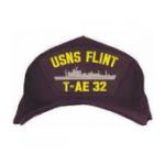 USNS Flint T-AE 32 Cap (Dark Navy) (Direct Embroidered)