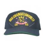 USS Chancellorsville CG-62 Cap (Dark Navy) (Direct Embroidered)
