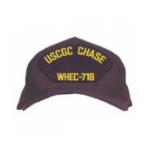 USCGC Chase WHEC-718 Cap Letters Only (Dark Navy) (Direct Embroidered)