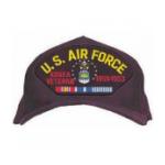 Air Force Korean Veteran 1950 - 1953 Cap with 3 Ribbons and Emblem