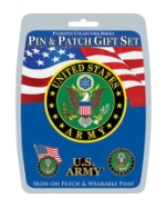 U.S. Army Pin And Patch Gift Set (4-Piece)