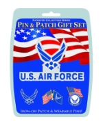 U.S. Air Force Pin And Patch Gift Set (4-Piece)