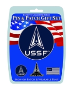 U.S. Space Force Pin And Patch Gift Set (4-Piece)
