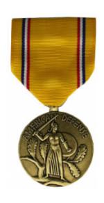 American Defense Medal (Full Size)