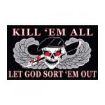 Airborne Flag (Kill em all) (3' x 5')