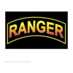 Rangers Flag (Gold Tab on Black) (3' x 5')