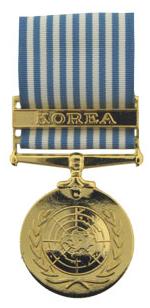 United Nations Korean Service Anodized Medal (Full Size)