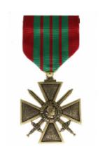 French WWII Croix de Guerre (Full Size Medal)