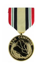 Iraq Campaign Medal (Full Size) Anodized