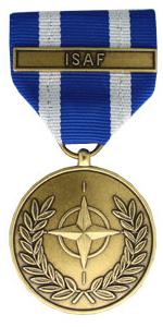 Nato Non Article 5 Afghanistan Assist Medal with ISAF bar (Full Size)