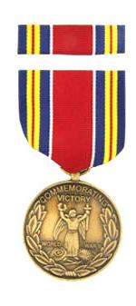 World War II Commemorative Medal Cased